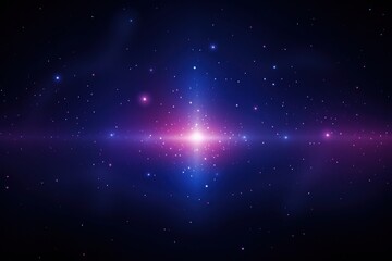 Obraz premium Midnight galaxy neon light backgrounds astronomy.