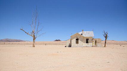 Lost Trainstation in the Desert