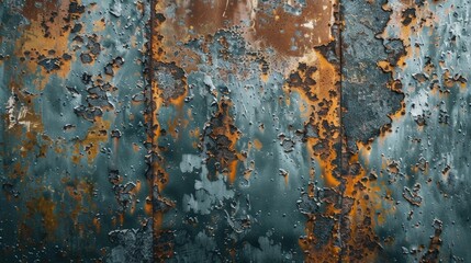 Fototapeta premium Corroded metal texture or Zinc coated steel backdrop