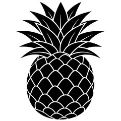 Obraz premium pineapple silhouette 