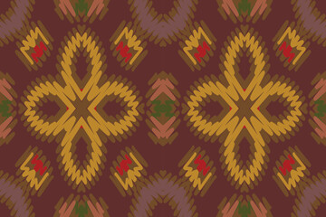 Ethnic abstract ikat art , geometric ethnic seamless pattern . textile Design for background , wallpaper, abstract, african, ajrakh pattern, allover,