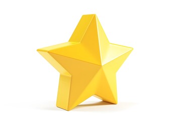 Fototapeta premium A yellow star is the main focus of the image