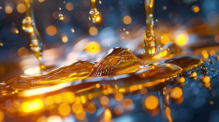 High-performance oils of innovative lubricants with advanced additives, perfect for showcasing gear wear reduction in automotive applications.
