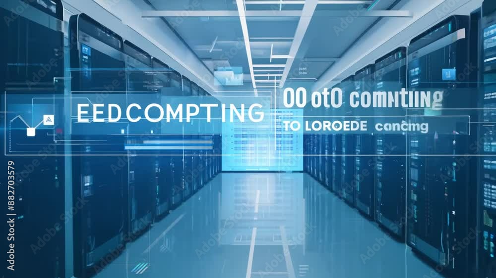 Poster real-time data processing in a server room generative ai