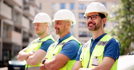 Building a Bright Future Together: A Joyful Construction Manager Guides His Team