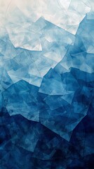 Obraz premium Abstract geometric background with shades of blue and grey, suitable for corporate presentations and business projects