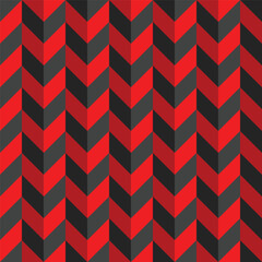 seamless repeating pattern of black and red geometric lines