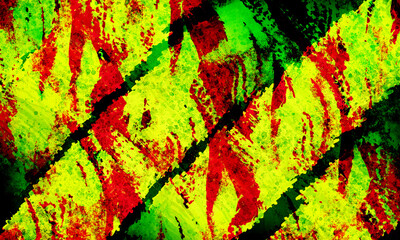 green  and red   color watercolor paint brush  abstract   background