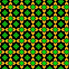 Seamless vector pattern of bright Islamic geometric background