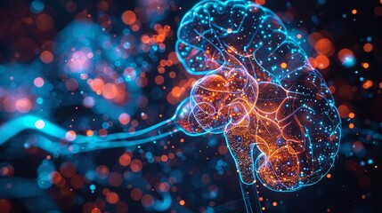 the systemic effects of cardiovascular kidney metabolic syndrome on organs, through interconnected medical diagrams and organ visuals.