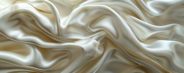 Obraz premium Smooth silk texture with fine details, 4K hyperrealistic photo