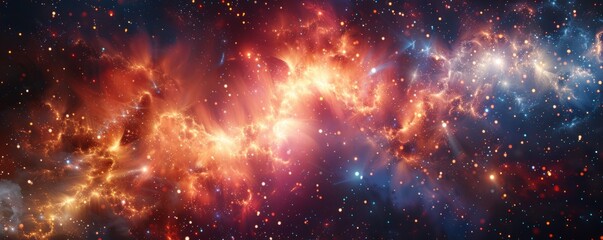 Naklejka premium A photorealistic depiction of a fireworks display illuminating the night sky, the colorful explosions bursting forth in a dazzling spectacle.