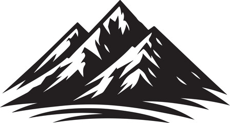 Fototapeta premium illustration of a mountain