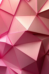 Obraz premium Pink Geometric Shapes on Background