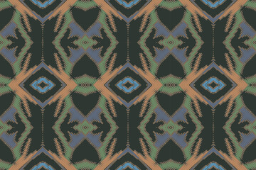African Ikat paisley embroidery.geometric ethnic oriental seamless pattern traditional.Aztec style. Native american Southwest design Aztec pattern