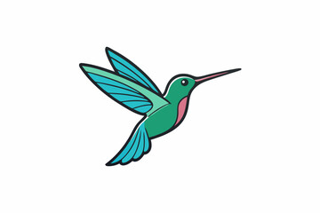 hummingbird in flight