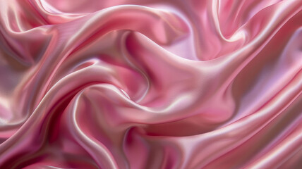 Obraz premium Glossy Pink Fabric Background