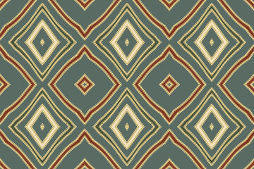 African Ikat paisley embroidery.geometric ethnic oriental seamless pattern traditional.Aztec style. Native american Southwest design Aztec pattern