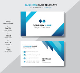 Fototapeta premium Modern and professional business card template design