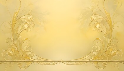 Clear Plain Shiny Warm Soft Vintage Bokeh Cloudy Wave Like Geometric Yellow Background or Texture