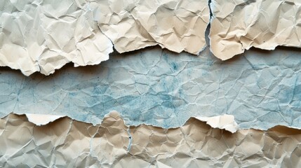 Fototapeta premium Creative background using torn paper texture