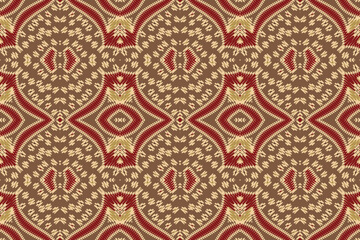 African Ikat paisley embroidery.geometric ethnic oriental seamless pattern traditional.Aztec style. Native american Southwest design Aztec pattern