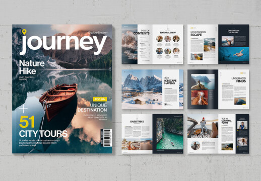 Travel Magazine Template