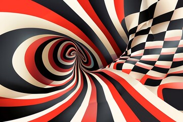 Obraz premium red and white spiral, Dynamic Vector Swirls for Creative Designs, Vibrant Swirling Vector Art for Modern Projects, Colorful Vector Swirls for Artistic Backgrounds, Abstract Dynamic Swirls in Vector Fo