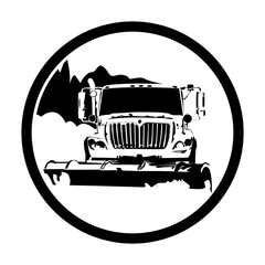 Snowtruck illustration PNG
