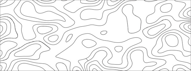 Mountain topographic contour in lines and contours. Retro Topography Map. White Geographic Contour Map. Cartography texture abstract banner use.