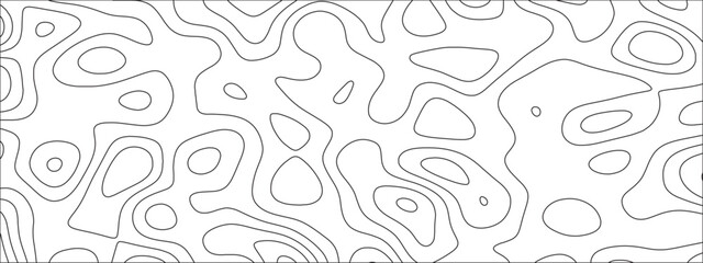 Mountain topographic contour in lines and contours. Retro Topography Map. White Geographic Contour Map. Cartography texture abstract banner use.