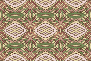 African Ikat paisley embroidery.geometric ethnic oriental seamless pattern traditional.Aztec style. Native american Southwest design Aztec pattern