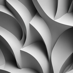 white wave background Ai generated 