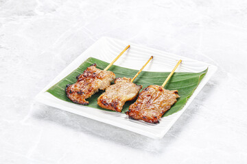 Thai cuisine - grilled pork skewer