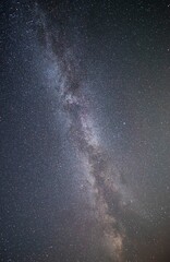 夜空に輝く夏の星座と天の川