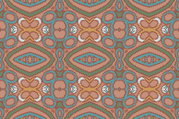 African Ikat paisley embroidery.geometric ethnic oriental seamless pattern traditional.Aztec style. Native american Southwest design Aztec pattern