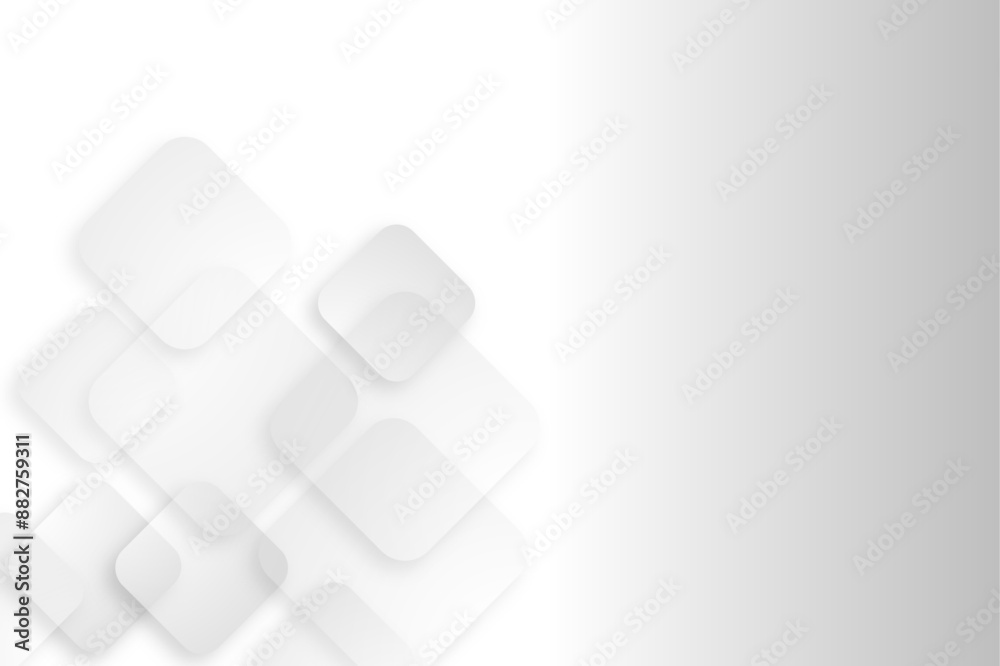 Poster Grey graphic background dots with connections technologies and sharing data as abstract concept.
