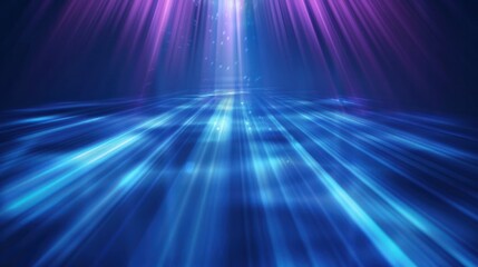 Vector Abstract, science, futuristic, energy technology concept. Digital image of light rays, stripes lines with blue light background