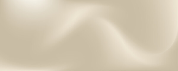 Fototapeta premium Beige gradient background. Classic simple texture for banner, flyer, presentation, etc. Vector illustration.