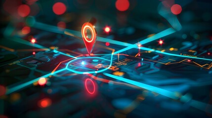 Real-Time Digital Map Tracking Delivery Order Movements with Geolocation Technology