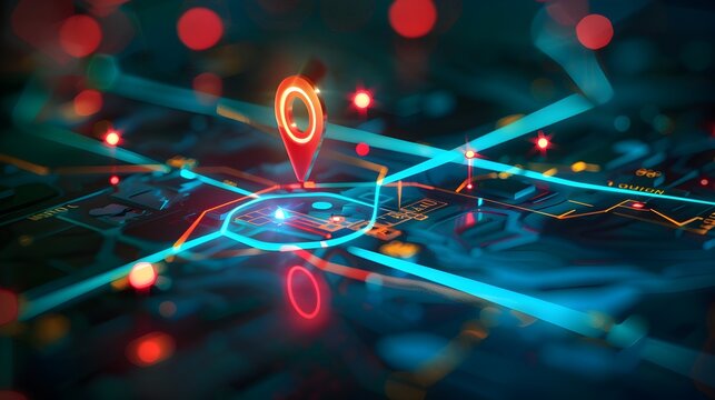 Real-Time Digital Map Tracking Delivery Order Movements with Geolocation Technology