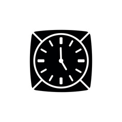 clock icon vector design template elegant style 