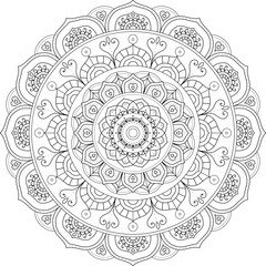 New Luxury Mandala design. Mandala illustration.