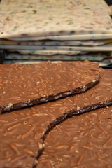 High quality artisanal made swiss chocolate from cocoa butter with different fillings