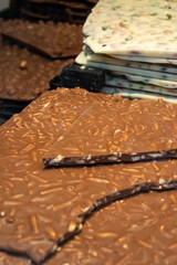 High quality artisanal made swiss chocolate from cocoa butter with different fillings