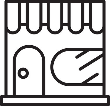 recommend clip art: Shop Icon Line Art