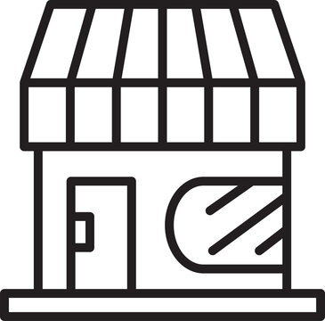 recommend clip art: Shop Icon Line Art