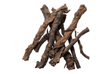 Fototapeta premium Photo of Alkanet root isolated on transparent background
