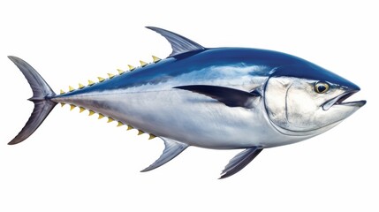 Fototapeta premium Blue Marlin Fish With Yellow Tips on Its Tail