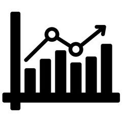 Investment icon set. Containing investor, mutual fund, asset, risk management, economy, financial gain, interest and stock icons. Solid icon collection.